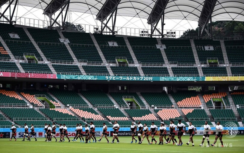 ラグビー日本代表が試合会場で前日練習、W杯アイルランド戦を控え