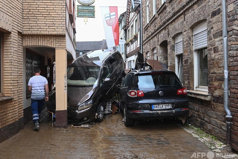 独・ベルギー洪水、死者153人に
