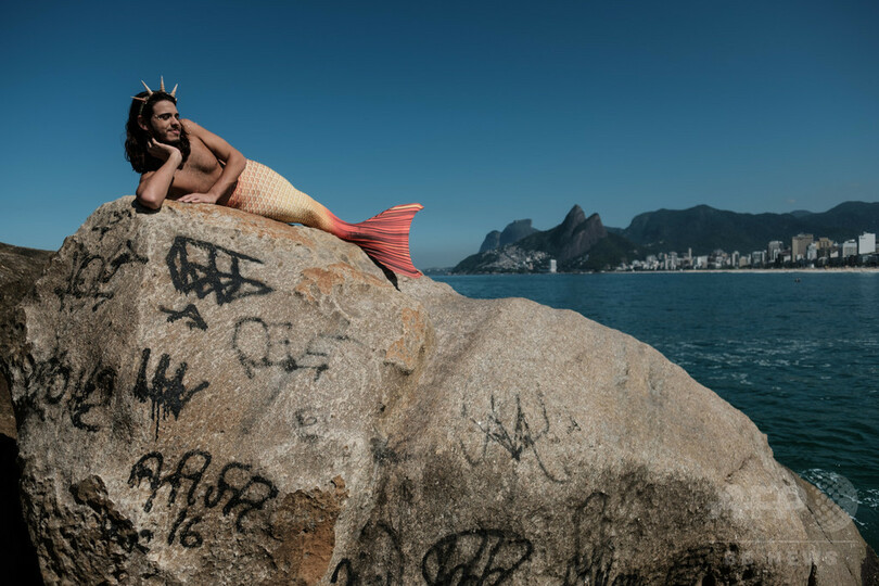 人と違っちゃいけない？ 海が好きすぎるイパネマの「人魚男」