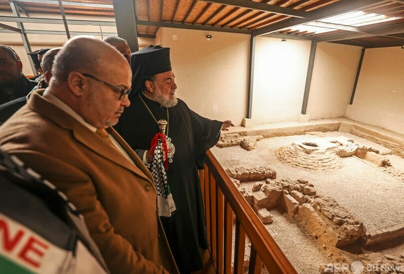 ビザンツ帝国時代の教会、一般公開 ガザ地区