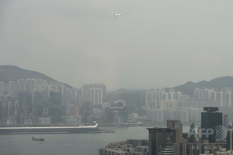 キャセイ航空のボーイング747、香港でラスト飛行
