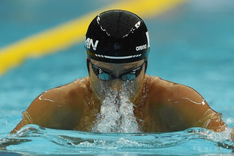 男子200m平泳ぎは小日向が銀、小関は銅 アジア大会