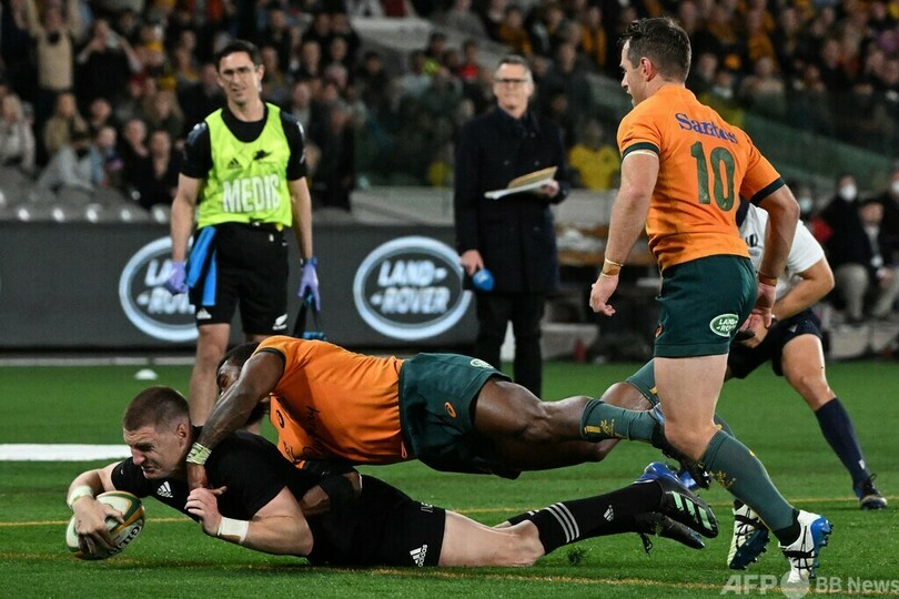NZ、豪に劇的勝利で優勝王手 ラグビーチャンピオンシップ