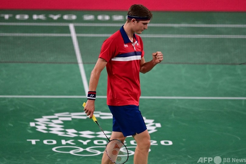 アクセルセンが前回王者破り金メダル、バド男子単