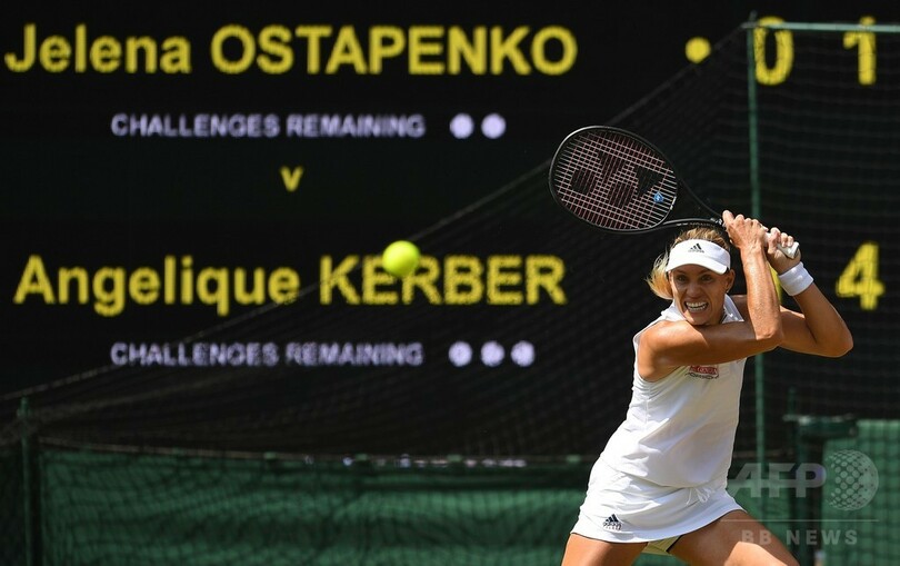 ケルバーがウィンブルドン決勝進出、セレーナと2年ぶり再戦へ