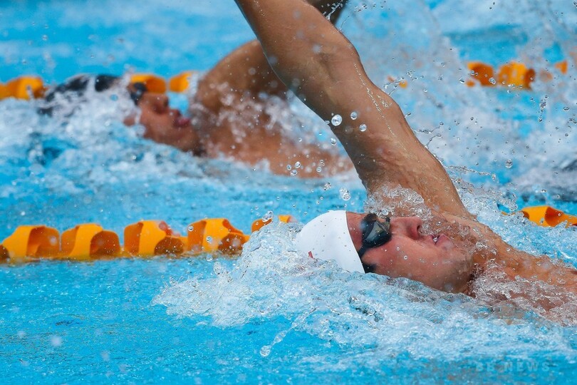 入江が男子200m背泳ぎで銀メダル、パンパシ水泳