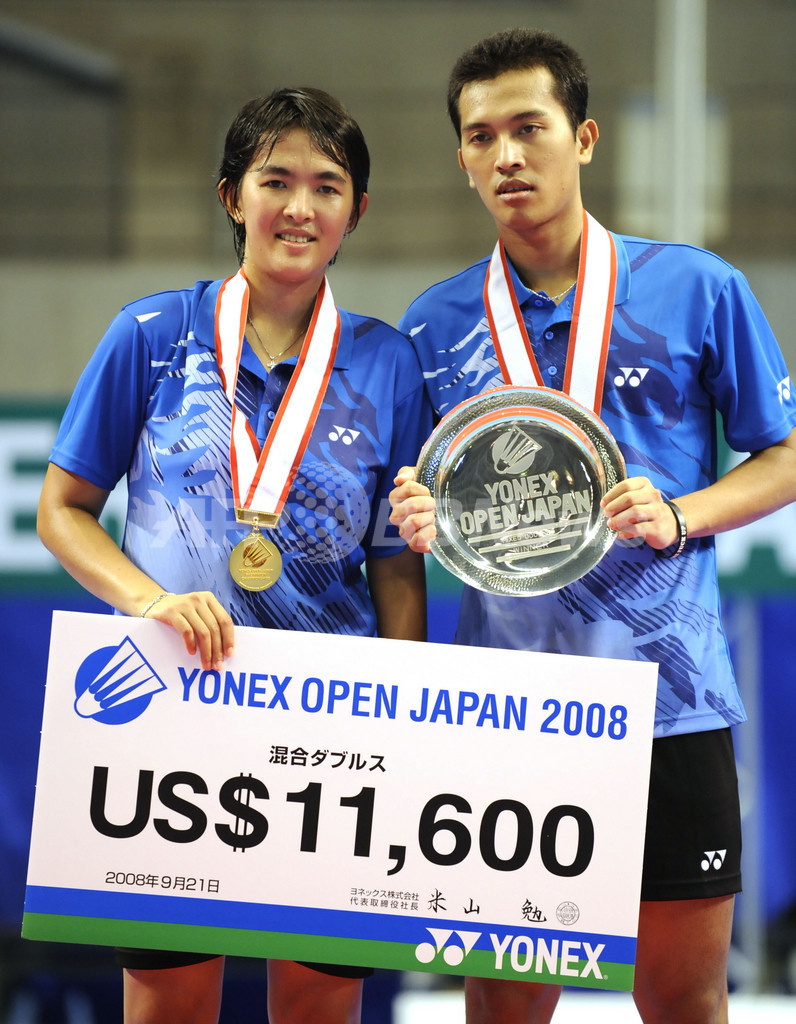 ヨネックス・オープン・ジャパン2008　リジャル／マリサ組が混合ダブルスを制す