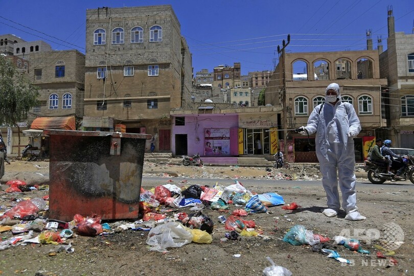 紛争続くイエメン、初の新型コロナ感染者