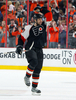 2得点の活躍を見せたフフライヤーズのR・J・アンバーガー（%%RJ Umberger%%）。（2008年4月30日撮影）(c)AFP/Getty Images/Jim McIsaac