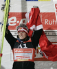 勝利を喜ぶトーマス・モルゲンシュテルン。(c)AFP/CALLE TOERNSTROEM