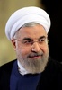 イラン・テヘランで演説するイランのハッサン・ロウハニ大統領（2015年4月3日撮影）。(c)AFP/ATTA KENARE