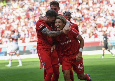 堂安ゴールのフライブルクが開幕戦勝利、シャヒン新監督のドルトも白星