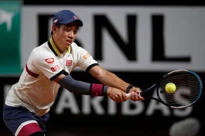 錦織がイタリア国際初戦突破、約1年ぶりの白星に手応え