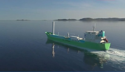 世界初の7500立方メートル液化二酸化炭素運搬船、中国大連で着工