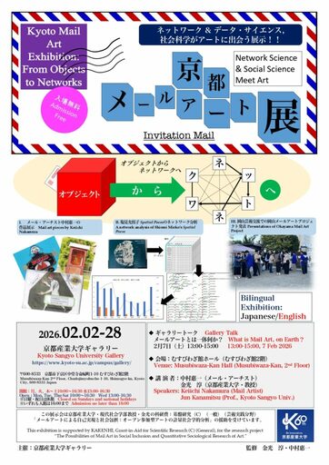 【京都産業大学】ギャラリートーク「メールアートとは一体何か？」を開催＜京都メールアート展関連イベント＞