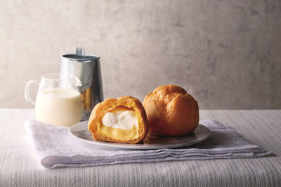 「ダブルシュークリーム 北海道純生クリーム」、全国のシャトレーゼにて1月9日からリニューアル発売