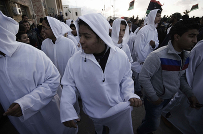 反カダフィ蜂起から1周年、リビア