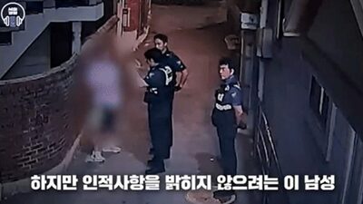 路地でのもみ合い、逃走、逮捕…ソウル警察が公開「不法滞在者を追い込む」映像