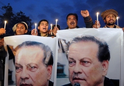 暗殺された知事の息子が拉致される、パキスタン