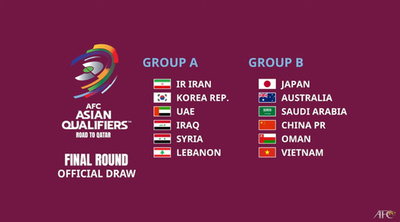 W杯アジア最終予選 中国代表キャプテン「日本との試合に期待」