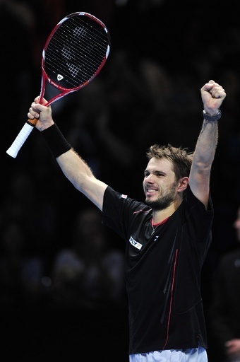 大会デビューのワウリンカが初戦で勝利、ATPツアー・ファイナル