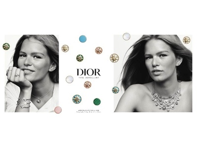 「ディオール ファイン ジュエリー」”ローズ デ ヴァン” 広告に注目