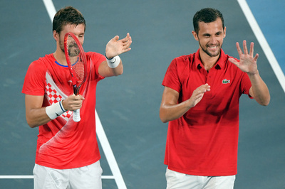 クロアチアがデ杯4強入り 優勝候補のイタリア撃破 