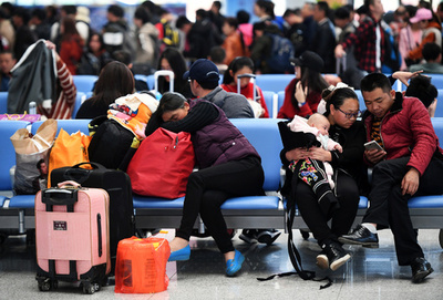 「春運」に始まり「春運」に終わる… 春節のUターンラッシュがピーク