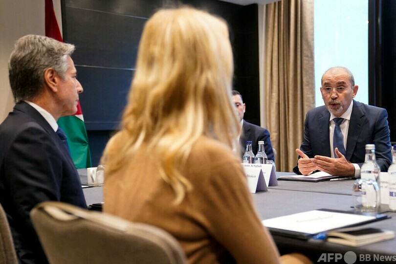 イスラエルの「民族浄化」阻止を ヨルダン外相、米国務長官に要請