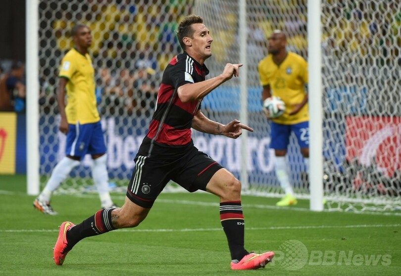 クローゼ、ブラジル戦でW杯最多得点記録を更新