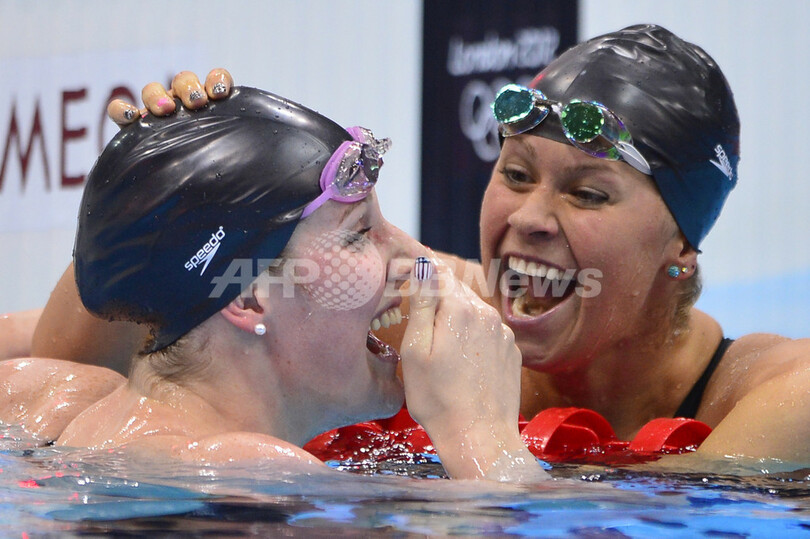 17歳フランクリンが世界新で金、女子200メートル背泳ぎ