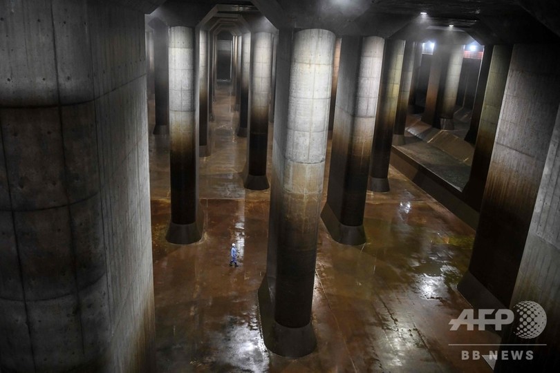 東京を洪水から守る 地下神殿 世界最大級の放水路 写真16枚 国際ニュース Afpbb News