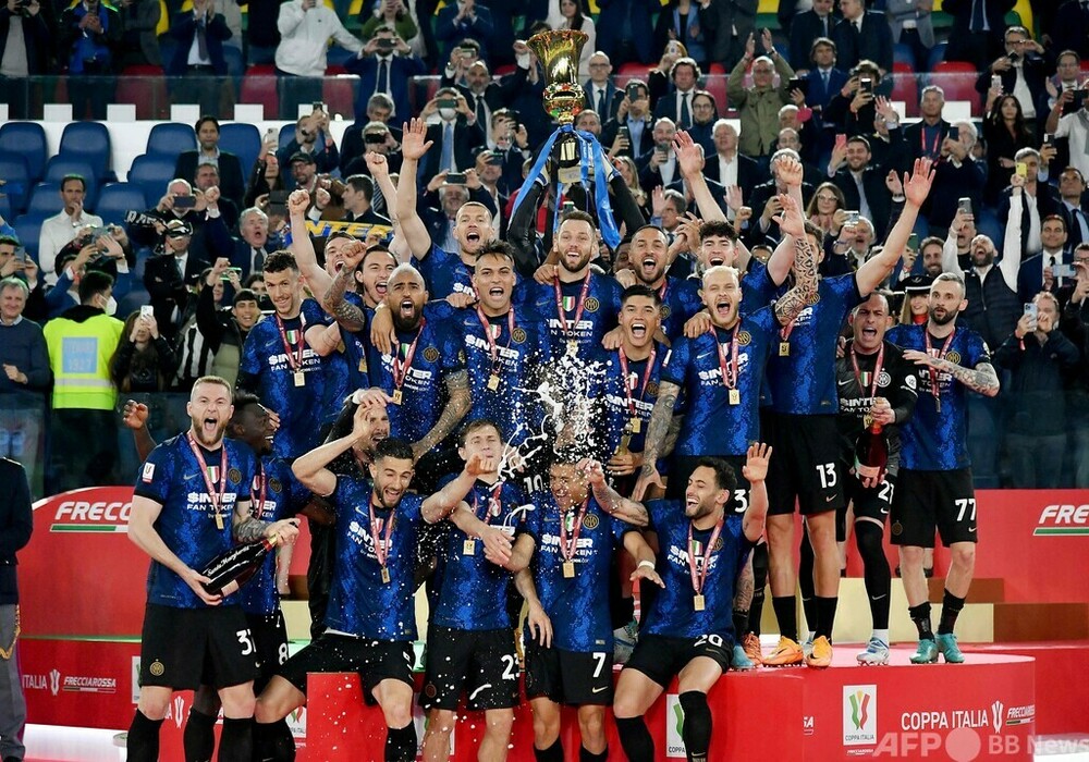 インテルがイタリア杯V、延長でユーベ下す ペリシッチ決勝点