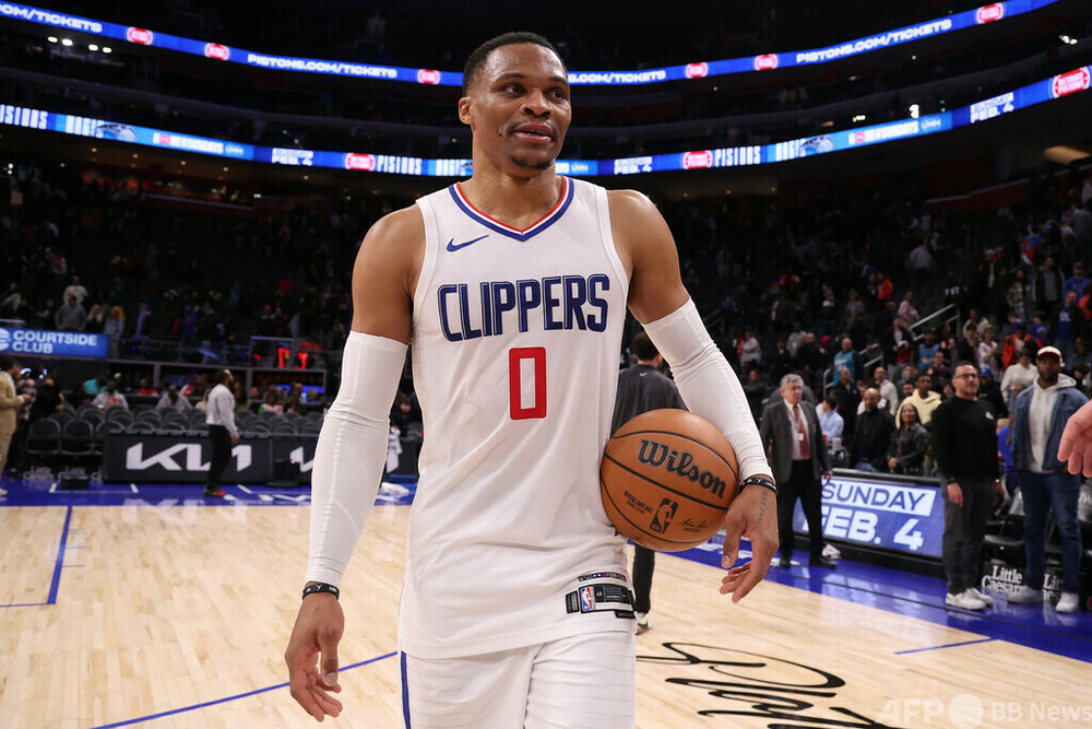 ウェストブルック、ジャズ経由でナゲッツ移籍へ 報道 写真1枚 国際ニュース:AFPBB News