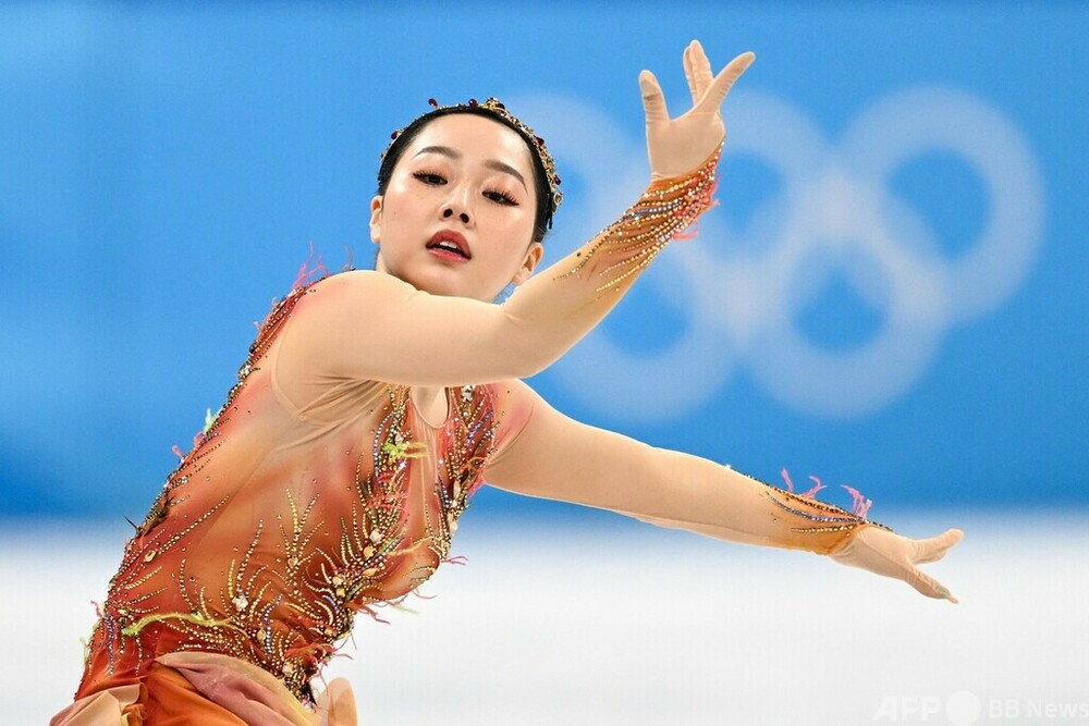 樋口新葉、フィギュア女子FSの演技 北京冬季五輪 写真10枚 国際