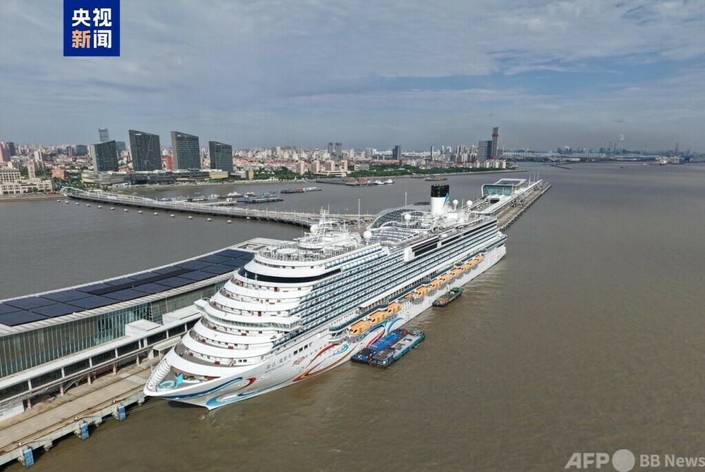 中国初の「無寄港」クルーズが出港