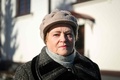 ウクライナ出身のワレンチナ・ラプコさん。ベラルーシ・ザスラブリにて（2023年2月14日撮影）。(c)Natalia KOLESNIKOVA / AFP