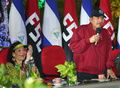 ニカラグアのダニエル・オルテガ大統領と、妻のロサリオ・ムリジョ副大統領。同国大統領府提供（2024年5月28日提供）。(c)AFP PHOTO / NICARAGUAN PRESIDENCY - JAIRO CAJINA