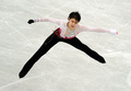12-13フィギュアスケートGPシリーズ第6戦NHK杯（NHK Trophy 2012）は24日、宮城県利府町のセキスイハイムスーパーアリーナで男子シングル・フリースケーティング（FS）が行われ、羽生結弦（Yuzuru Hanyu）が165.71点を記録し、合計261.03点で優勝を果たした。

演技に臨む羽生結弦（2012年11月24日撮影）。(c)AFP/Toru YAMANAKA