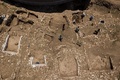 トルコのシャンルウルファにある古代遺跡ギョベクリテペの発掘作業（2022年5月18日撮影）。(c)Ozan KOSE / AFP
