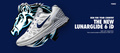 安定性と軽さを高めたルナロンフォームを搭載したクッショニングモデル「ナイキ ルナグライド 6（Nike Lunarglid 6）」。(c)Nike