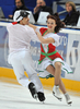 09-10フィギュアスケートGPシリーズ第2戦ロシア杯（%%2009 Cup of Russia%%）アイスダンス。合計85.31点で2位につけたイタリアのアンナ・カッペリーニ（%%Anna Cappellini%%）／ルカ・ラノッテ（%%Luca Lanotte%%）組。（2009年10月23日撮影）(c)AFP/YURI KADOBNOV