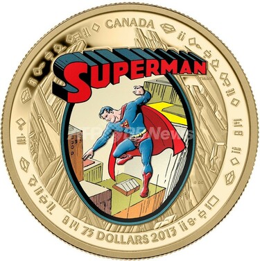 スーパーマン誕生75周年を祝う記念硬貨発行へ、カナダ 写真9枚 国際
