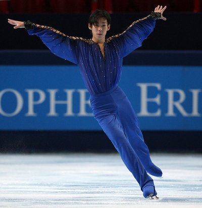 中庭健介 エリック・ボンパール杯SPで5位につける