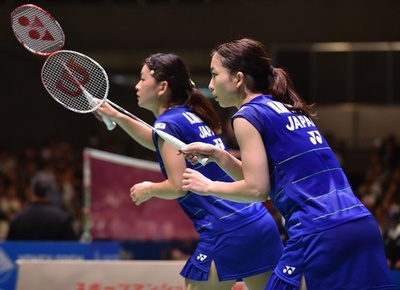 高橋/松友組が女子複決勝進出、ヨネックスオープンジャパン