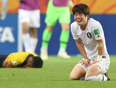 韓国がU-20W杯で初の決勝進出、世界一を懸けウクライナと