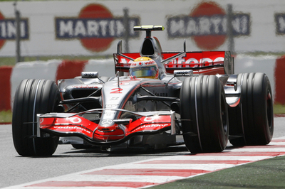 ＜07 F1・第4戦 スペインGP＞決勝、ハミルトン 2位でフィニッシュし4戦連続の表彰台入り - スペイン