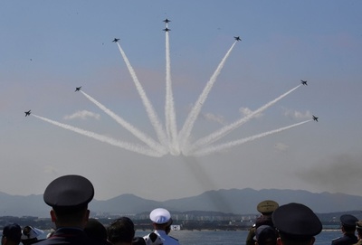 韓国、「国軍の日」で記念式典や軍事演習
