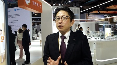 輸入博は切磋琢磨の場 製品を高めて中国の健康事業に参加 オムロン代表
