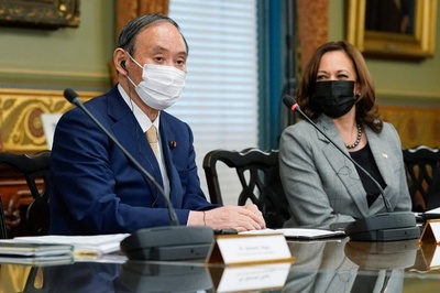 日米豪印首脳、初の直接会合 中国念頭に結束確認